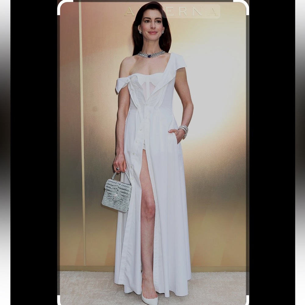 COPY - Gap Poplin White Shirtdress by Zac Posen, size 0- SOLD OUT, Anne Hathawa…